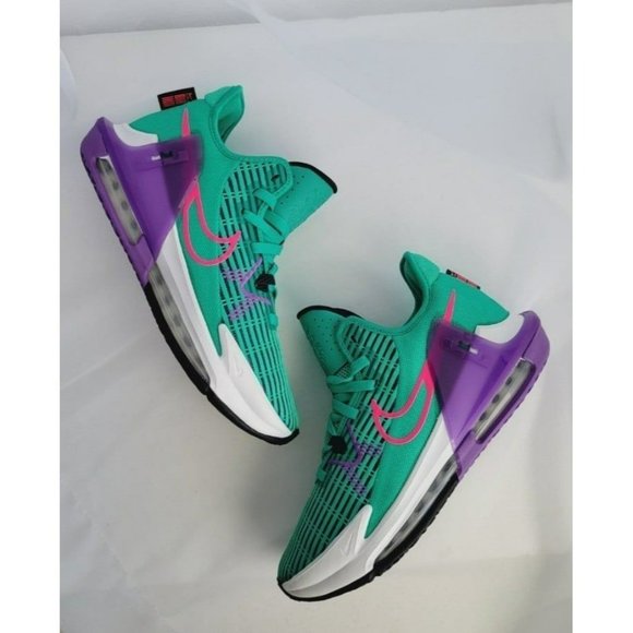 MEN'S NIKE LEBRON WITNESS VI CZ4052-300 CLEAR EMERALD - Picture 1 of 12